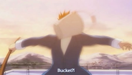 Yuuichi gets hit by another bucket