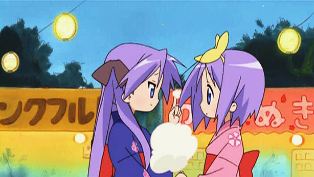 Kagami and Tsukasa